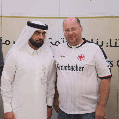 Ali Omer, Directot of Sports Development Department, Dubai Sport Council ©EFC Bembel Beduinen
